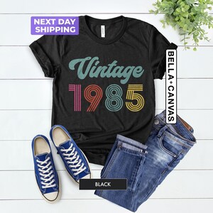 40th Birthday Shirt, Vintage 1985 Shirt, 40th Birthday Gift For Women, 40th Birthday Gift For Men, 40th Birthday Friend, 40th Birthday Woman