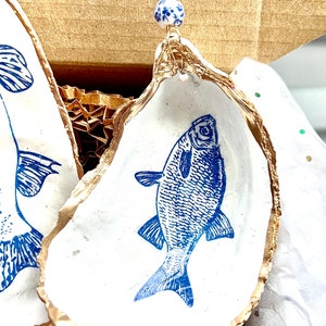 Blue Gill Fish Ornament or Keychain - Etsy - Fish Blue Metal Ornaments Review