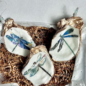 Dragonfly Ornament. Dragonfly Christmas Ornament. Handmade Ornament. Loved one Remembrance Ornament. Guardian Angel gift. Memorial gift