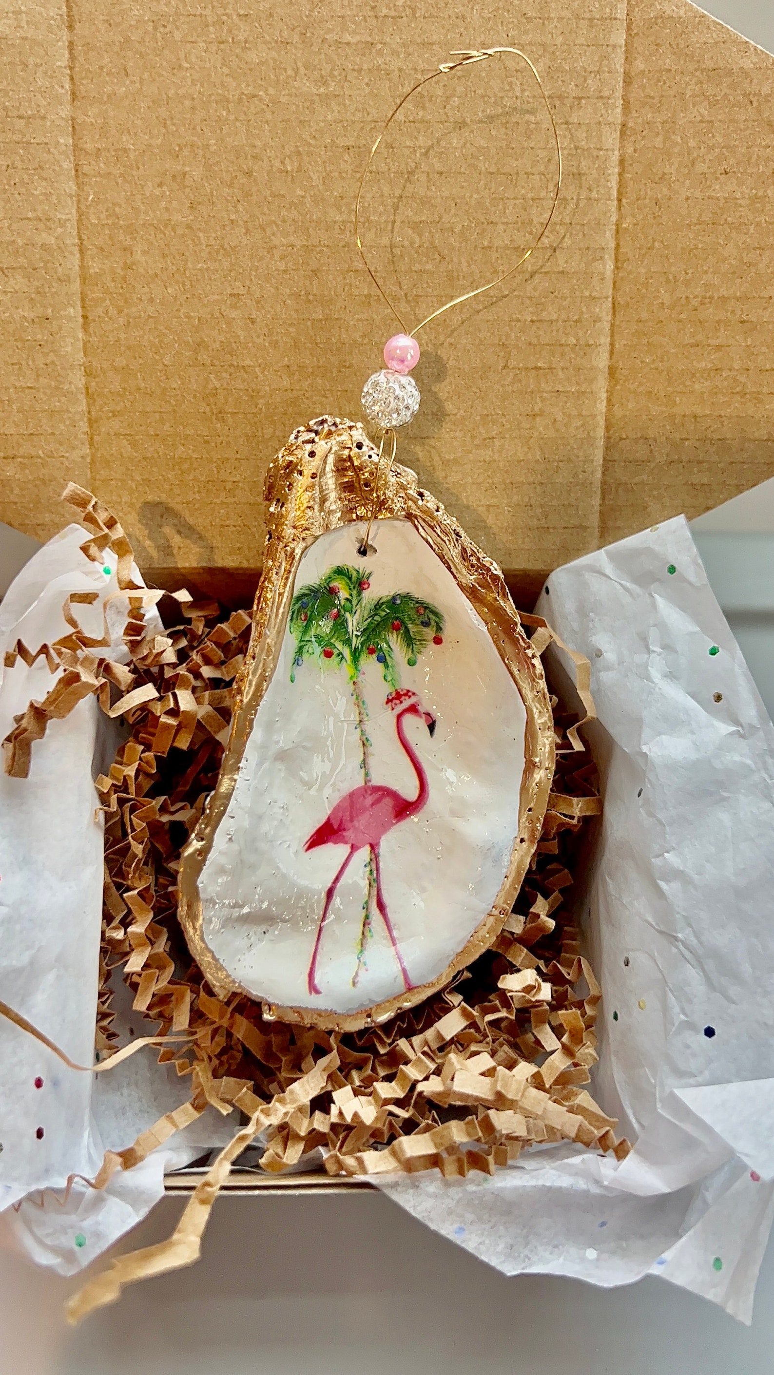 Oyster Shell Ornament