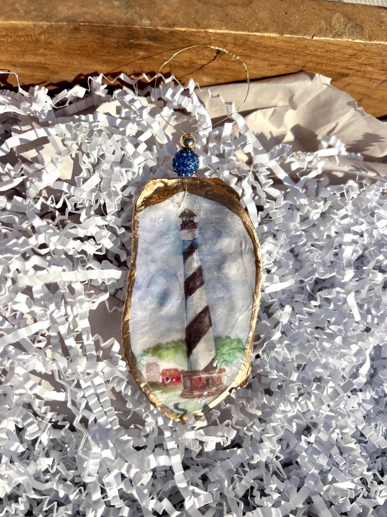 OUTER BANKS Christmas Ornament. Buxton Lighthouse Ornament Gift. North ...