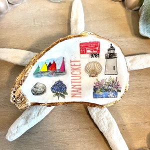 Nantucket party favor idea shell dish. Nantucket beach party shell dish. Nantucket beachy wedding favor idea. Nantucket bachelorette favor