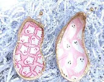 Decorazione per la casa di HALLOWEEN ROSA. Decorazione di Halloween pastello. Decorazione con fantasmi rosa. Idea per ornamento di Halloween. Ornamento per decorazione autunnale. Regalo per ornamento fantasma.
