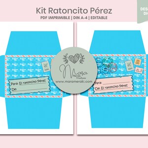 El Ratoncito Pérez Kit Printable Customizable Certificates to Complete ...