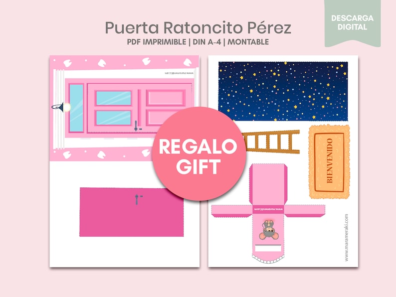 Kit El Ratoncito Pérez Imprimible Personalizable Certificados para ...