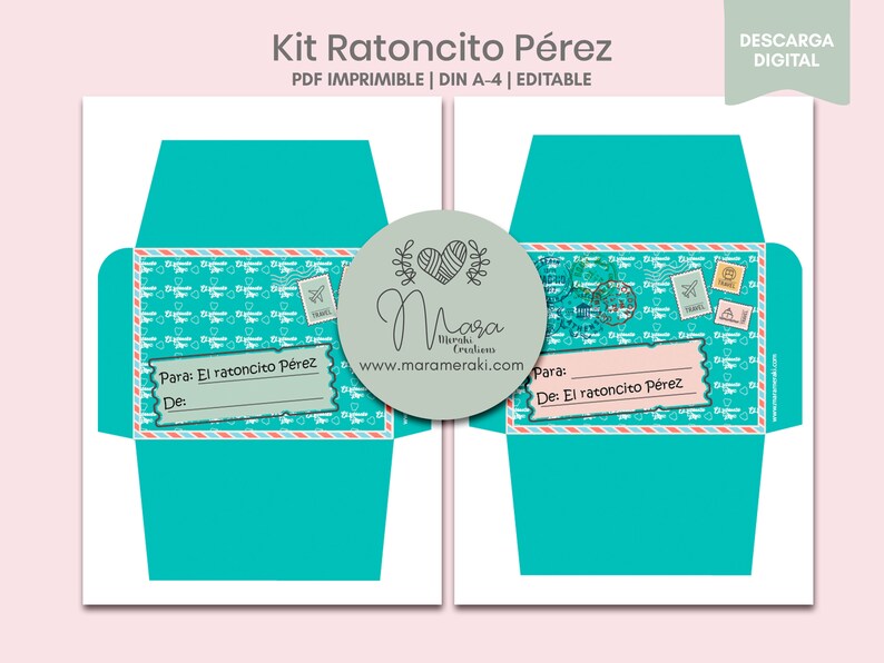 Kit El Ratoncito Pérez - Imprimible - Personalizable - Certificados ...