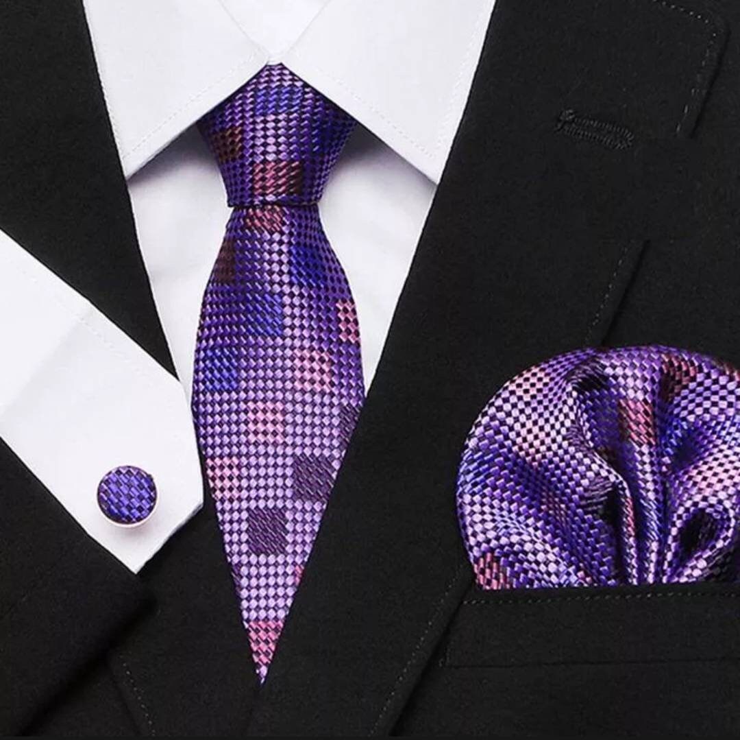 Tie and Pocket Square Set - Etsy
