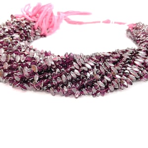 Garnet Marquise Beads: 3X7MM Smooth Gemstone Jewelry Making
