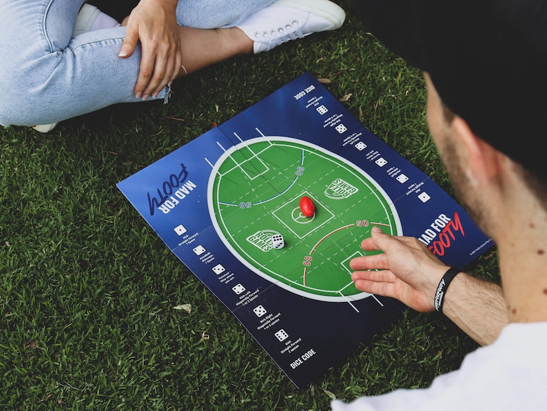 AFL Inspired Board Game Mad for Footy Etsy