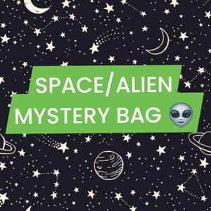 Space Mystery Bag | Alien  Jewelry & Accessories Mystery Bag | Celestial Accessories | Stars Gift Sets | Outer Space Earrings