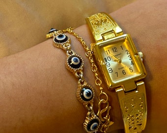 vintage gold watch