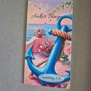 Anker Bingo | Klappkarte | A6 Binder