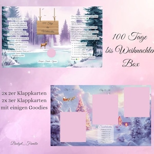 Box 100 Tage bis Weihnachten | A6 Binder | Umschlagmethode