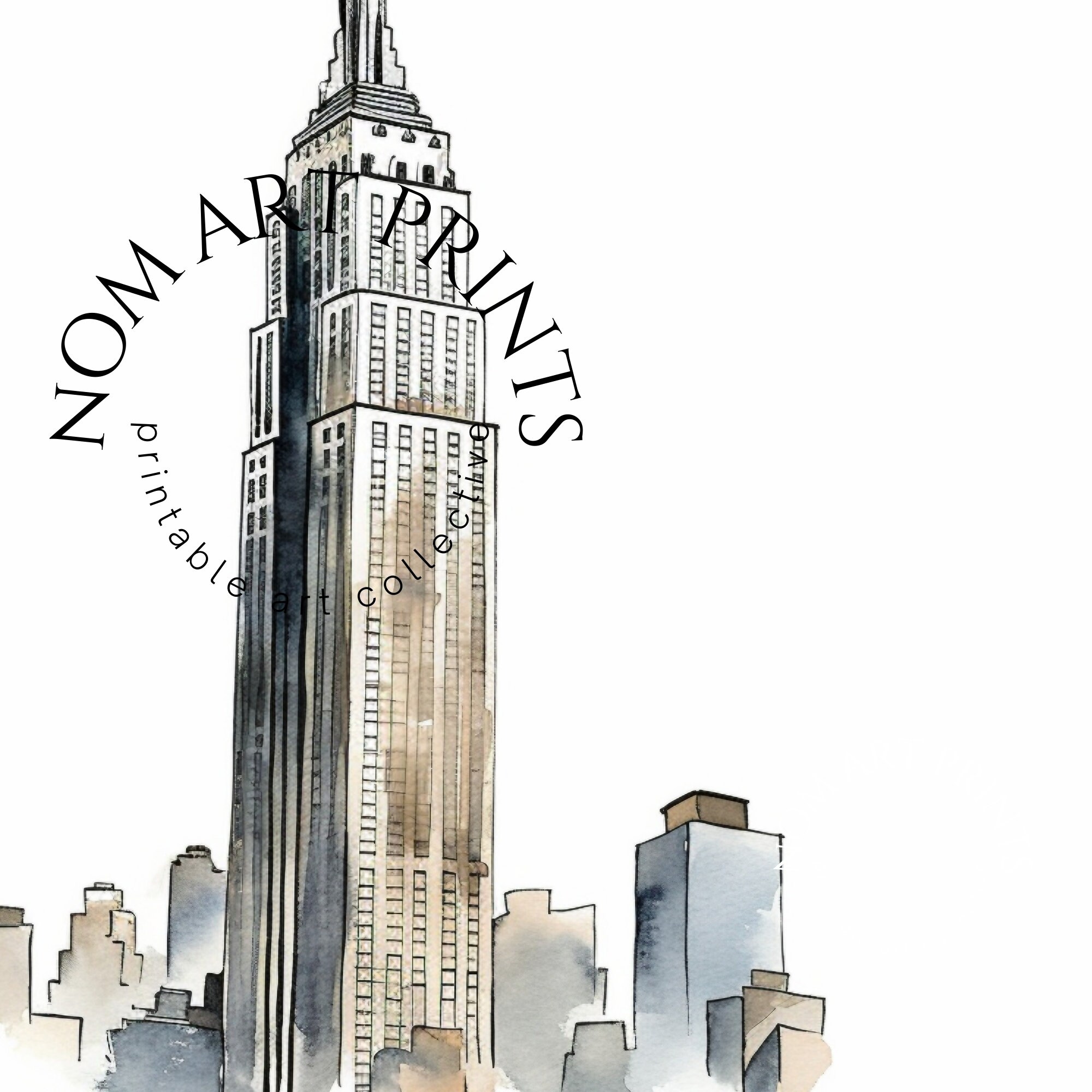 Empire State Building Print, New York City Print, New York City Wall ...