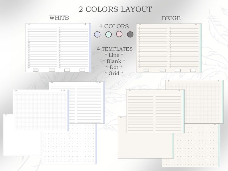 1600 Digital Flashcards, 32 Sets Study Cards for Student With Template