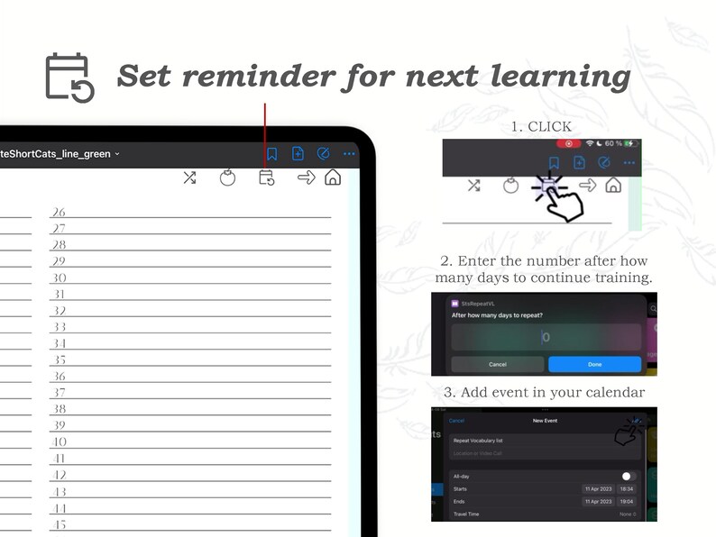Digital Flashcards 800, 16 Sets Flash Cards Pdf for Learning Flashcards