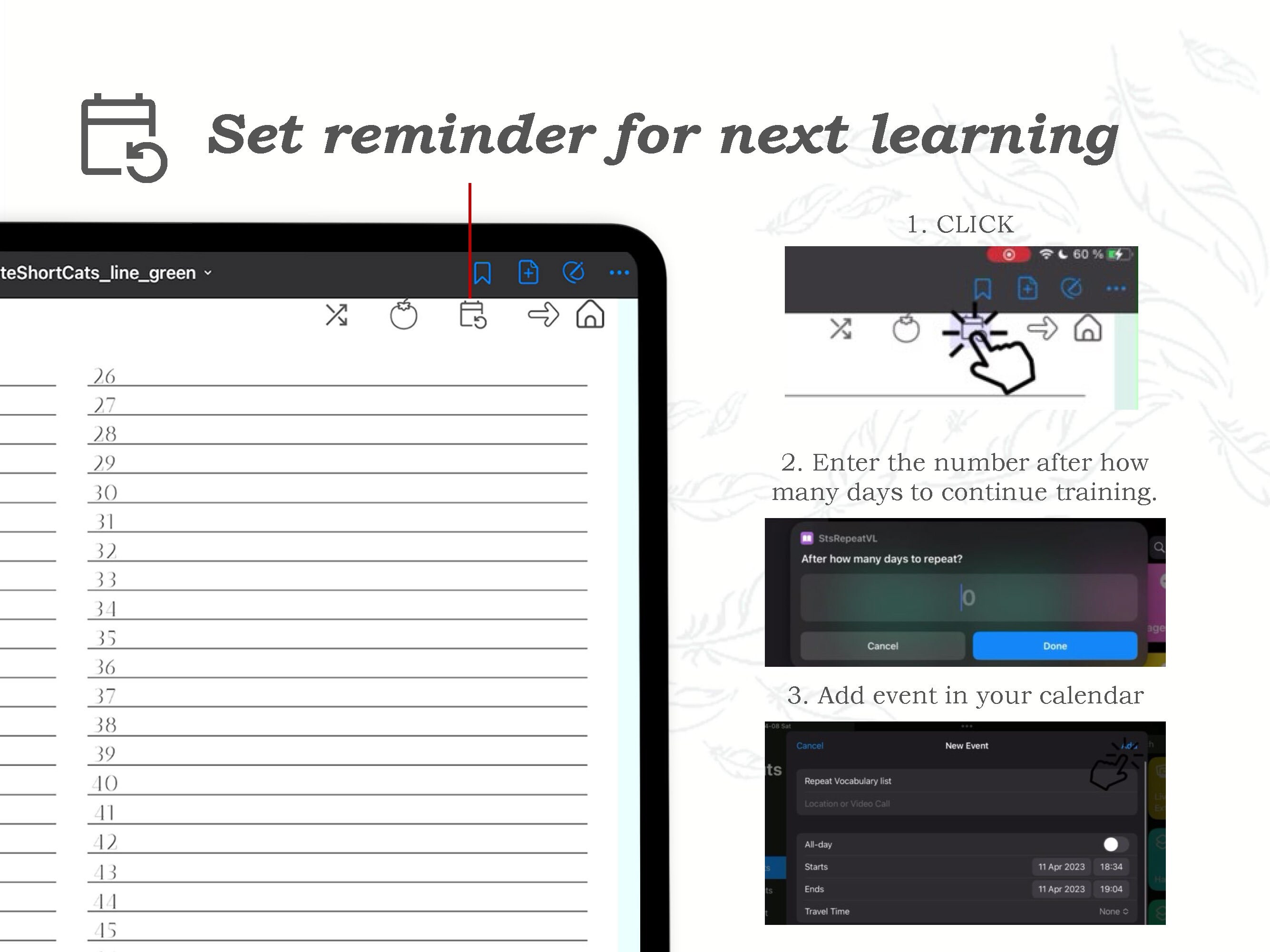 Digital Flashcards 800, 16 Sets Flash Cards Pdf for Learning Flashcards
