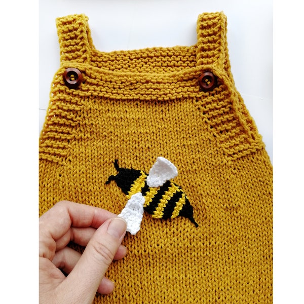 Bee Romper, bee baby shower, Bee sweater, Crochet bee, Bee First Birthday Outfit, Baby boy coming home outfit new mom gift basket Bumble Bee