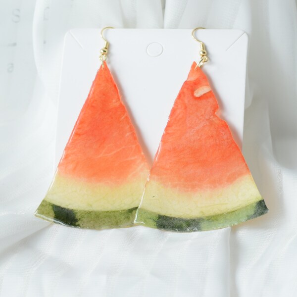 Watermelon Earrings Etsy