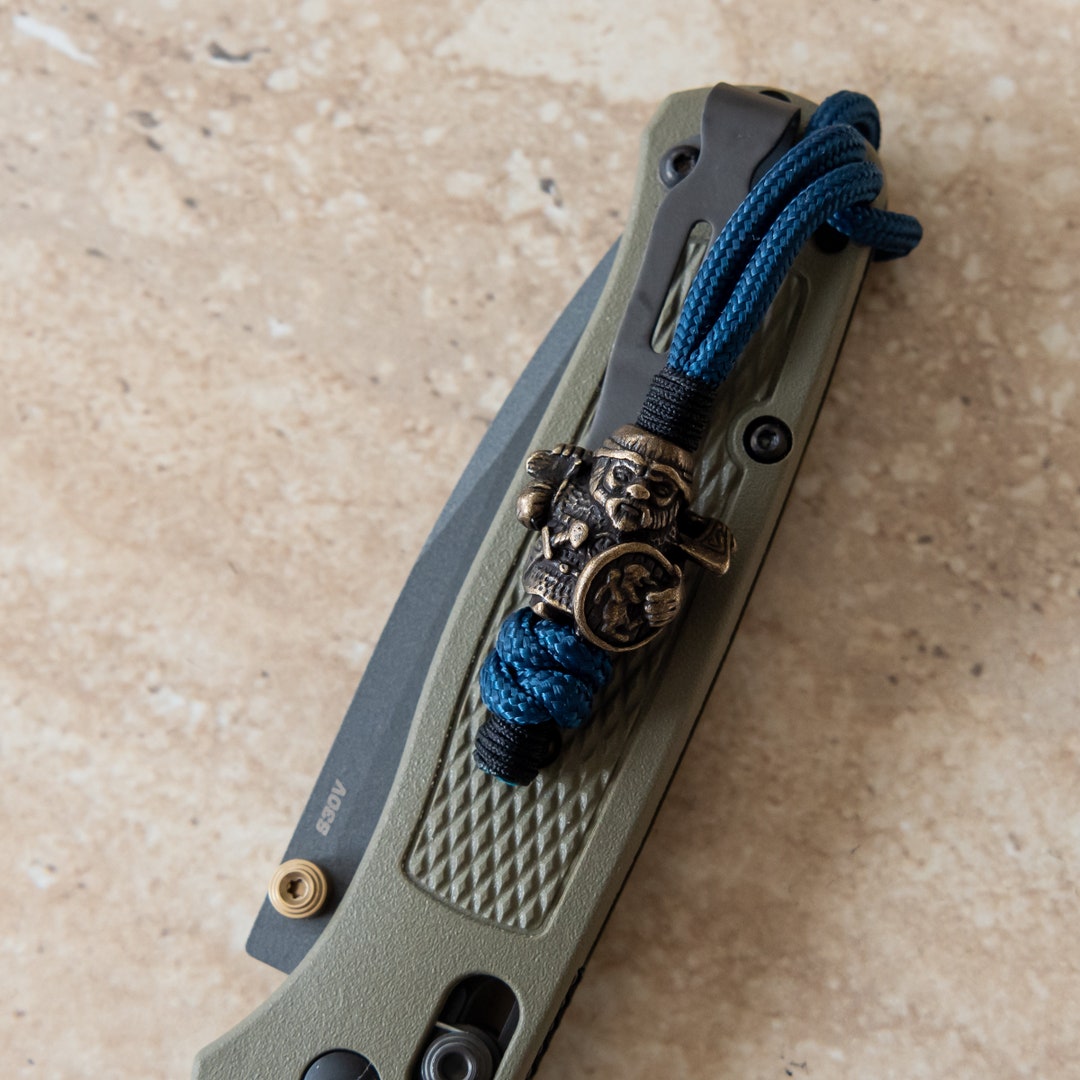 Warrior Knife Rack Practicalix Viking Gnome Dwarf Knife Lanyard Holder Warrior Metal EDC ...