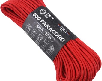 ATWOOD Rope MFG United States Paracord 550 Type III 7Strand 4mm Authentic small batch 40+ vibrant colours weaving craft rope Hiking Camping
