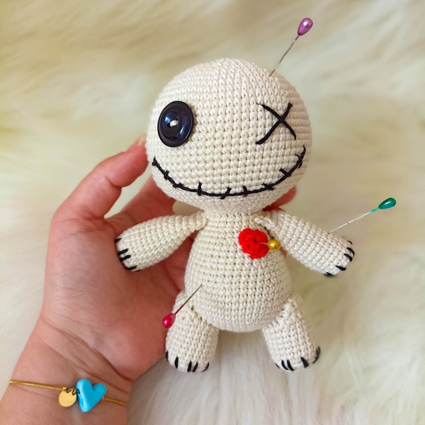 Voodoo Doll, Pin Cushion Doll, Creepy Doll, Phasmophobia, Creepy Voodoo Doll, Cute Creepy Doll,  Spooky Doll, Creepy Plush, Mothers Day Gift