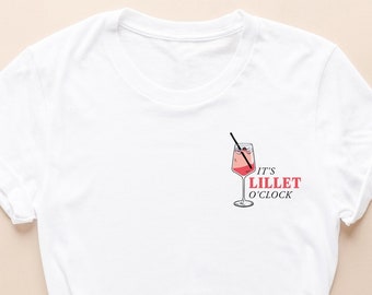 Chemise Lillet o'clock • Chemise Lillet • T-shirt Lillet Wildberry • T-shirt Lillet Wild Berry • Cadeau Lillet Petite amie Cadeau alcool Femme