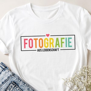Photography out of passion Shirt • Photographer T-Shirt • Colorful Retro Photographer Gift Idea Photographer • Gift Photographer Statement Shirt