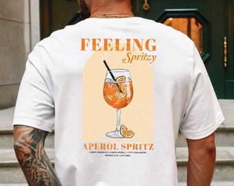 Chemise Aperol • Tshirt Aperol • T-Shirt Aperol Spritz • T-Shirt Feeling Spritz • Chemise Aperol Spritz • T-Shirt Aperol • T-Shirt Spritz Aperol