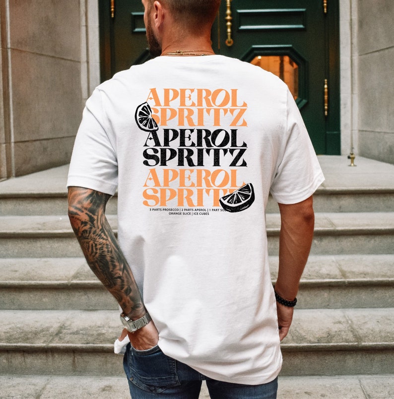 Aperol Shirt Aperol Spritz Shirt Aperol Spritz T-Shirt Retro Aperol Tshirt Best Gift Holy Aperoli Vintage Shirt Geschenk Frau Mann Bild 1