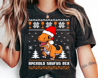 Aperolo Saufus Rex • Aperol Spritz Christmas Tshirt • Weihnachtsshirt Aperol Shirt • Ugly Christmas Tshirt • Geschenkidee Weihnachten Mann