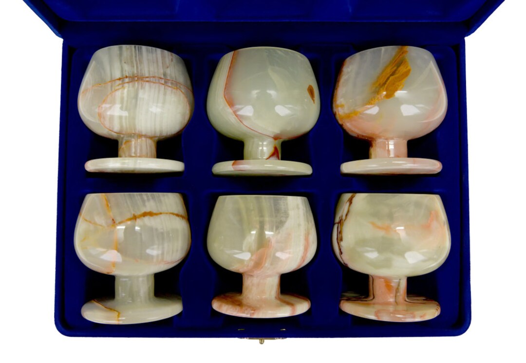 Marble Wine Onyx Glasses Gift Wine Goblet Marble Glasses Unique Shot Glass Home Decore marble