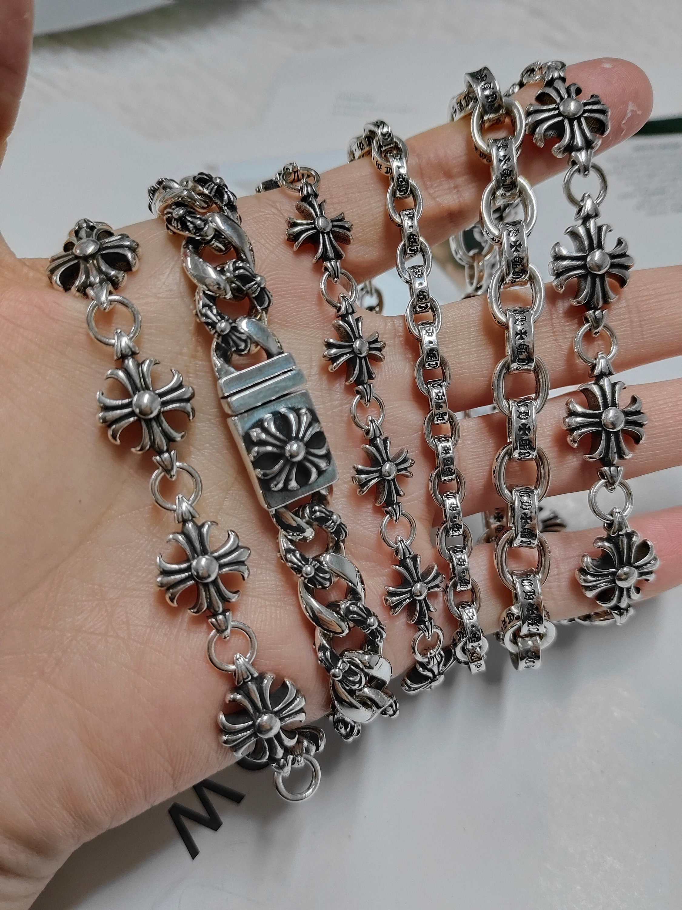 Garage Band Grunge Silver Bracelet - Jewelry By Bretta