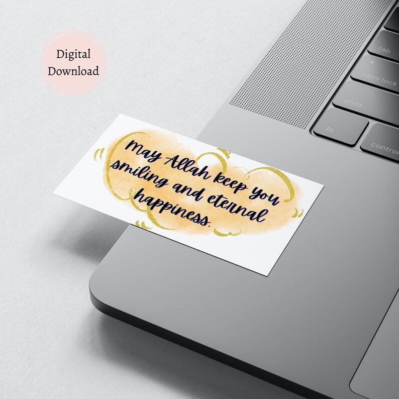 Islamic Inspirational Quote Cards | Quran Verse Dua, Muslim Gift (Digital Download) image 6