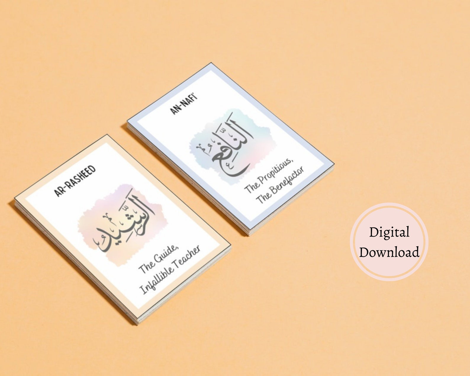 Asmaul Husna Printable Card Asma UI Husna 99 Names of Allah With Asmaul Husna Printable Card Asma UI Husna 99 Names of Allah With