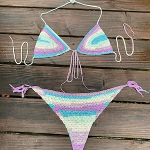 Striped Bikini Set