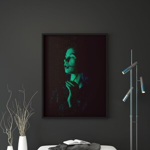 Art Print, Digital ZIP Download High Quality JPG, Matrix Wall Art, Photography Print, Portrait Photography, Photo Poster, Wall Art Print