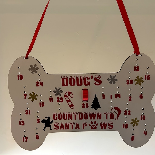 Wooden Reusable Advent Calendar Etsy UK