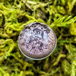 Handmade Resin Ring, Adjustable Ring, Unique Gift, Transparent Glitter Ring, Galaxy Resin Jewelry, Minimalist Resin Jewelry