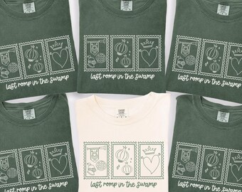 Last Romp in the Swamp Bachelorette Party Shirt Bach Party Custom Bride T-Shirt Personalized Funny Bachelorette Party Comfort Colors Tee