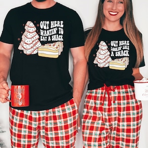  KKOENVE Christmas Homewear Couple Family Pajamas