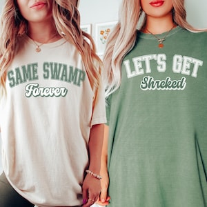 Same Swamp Forever Last Romp in the Swamp Bachelorette Party Shirt Bach Party Bride T-Shirt Funny Bachelorette Party Lets Get Shreked Tee