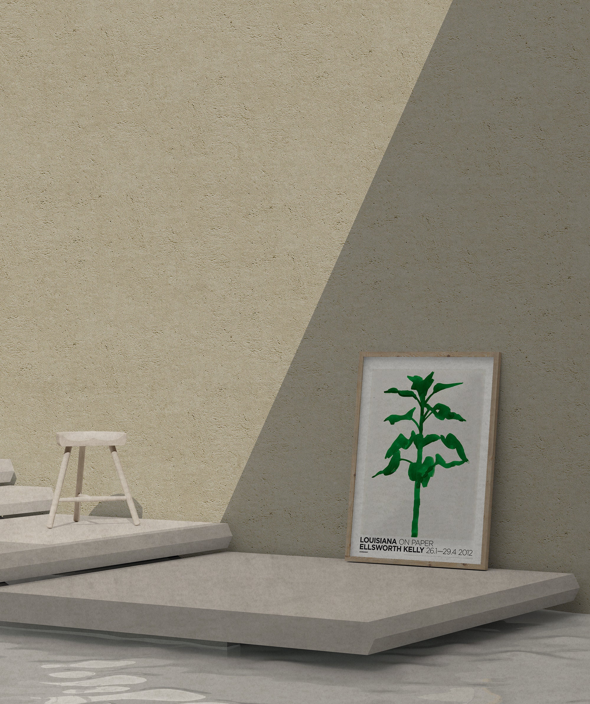 Ellsworth Kelly Sunflower (1957) Poster Ellsworth Kelly - Sunflower - Louisiana Poster