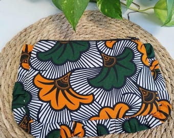 Trousse Plate Froufrous Wax | Pochette Volants Maquillage | Pochette de Rangement Colorée