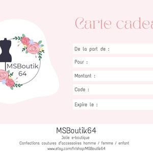 MSBoutik64 : le bon cadeau qui fait toujours plaisir