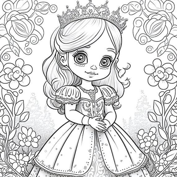 Free Princess Coloring Pages For Kids, 40% OFF