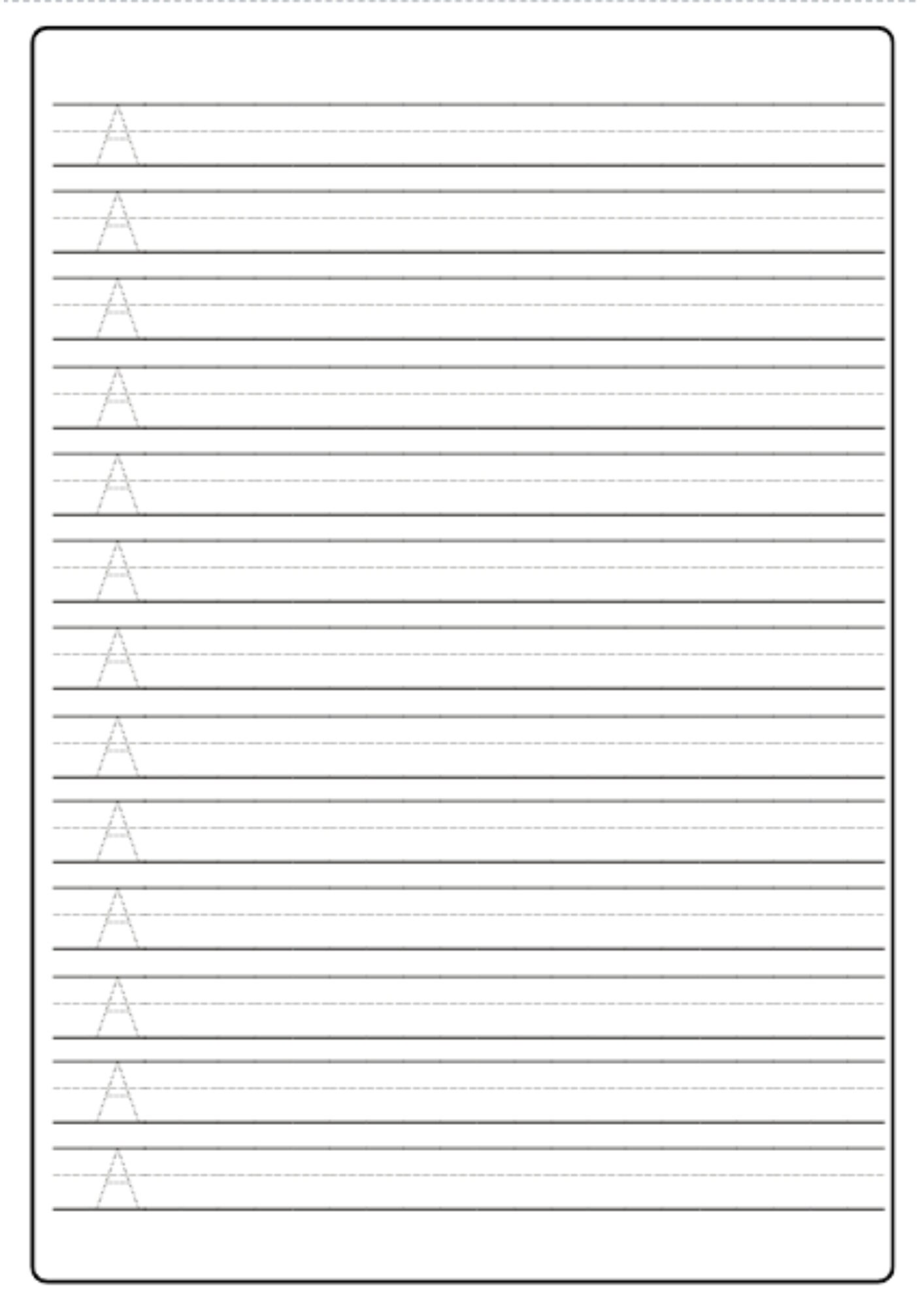 Printable Capital and Lower Case Alphabet Handwriting Worksheets ...
