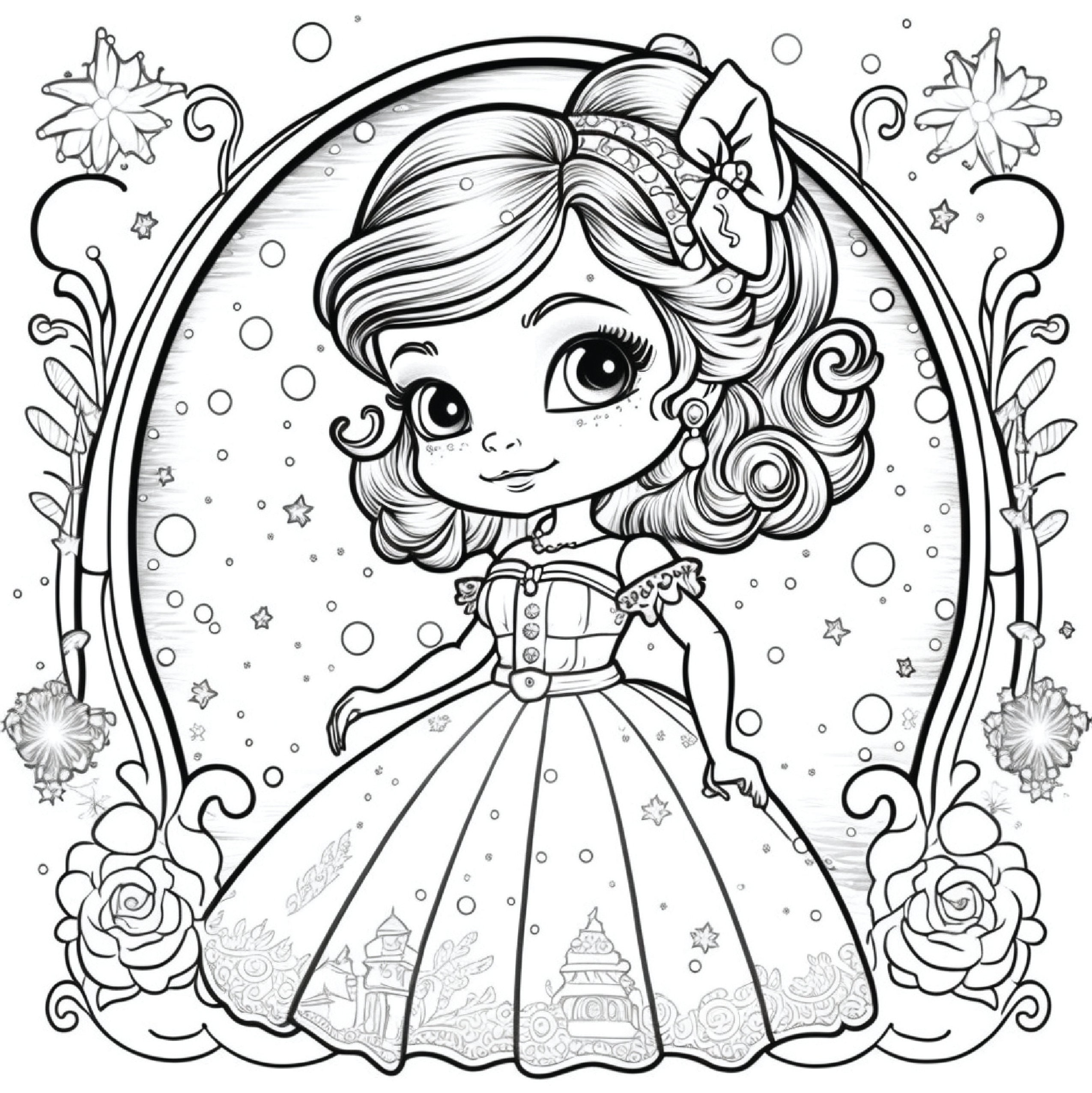 Princess Coloring Book for Kids Ages 4-8: Sweet Girls Coloring Books :  Super Gift Princess Colouring Book for Girls, Kids, Toddlers: Ages 2-4 , Age   Birthday Gift Ideas and Christmas Gift