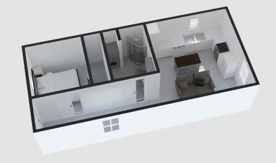 14X32 Tiny Home Floor Plan Floor Plan Only Etsy 14X32 Tiny Home Floor Plan Floor Plan Only Etsy