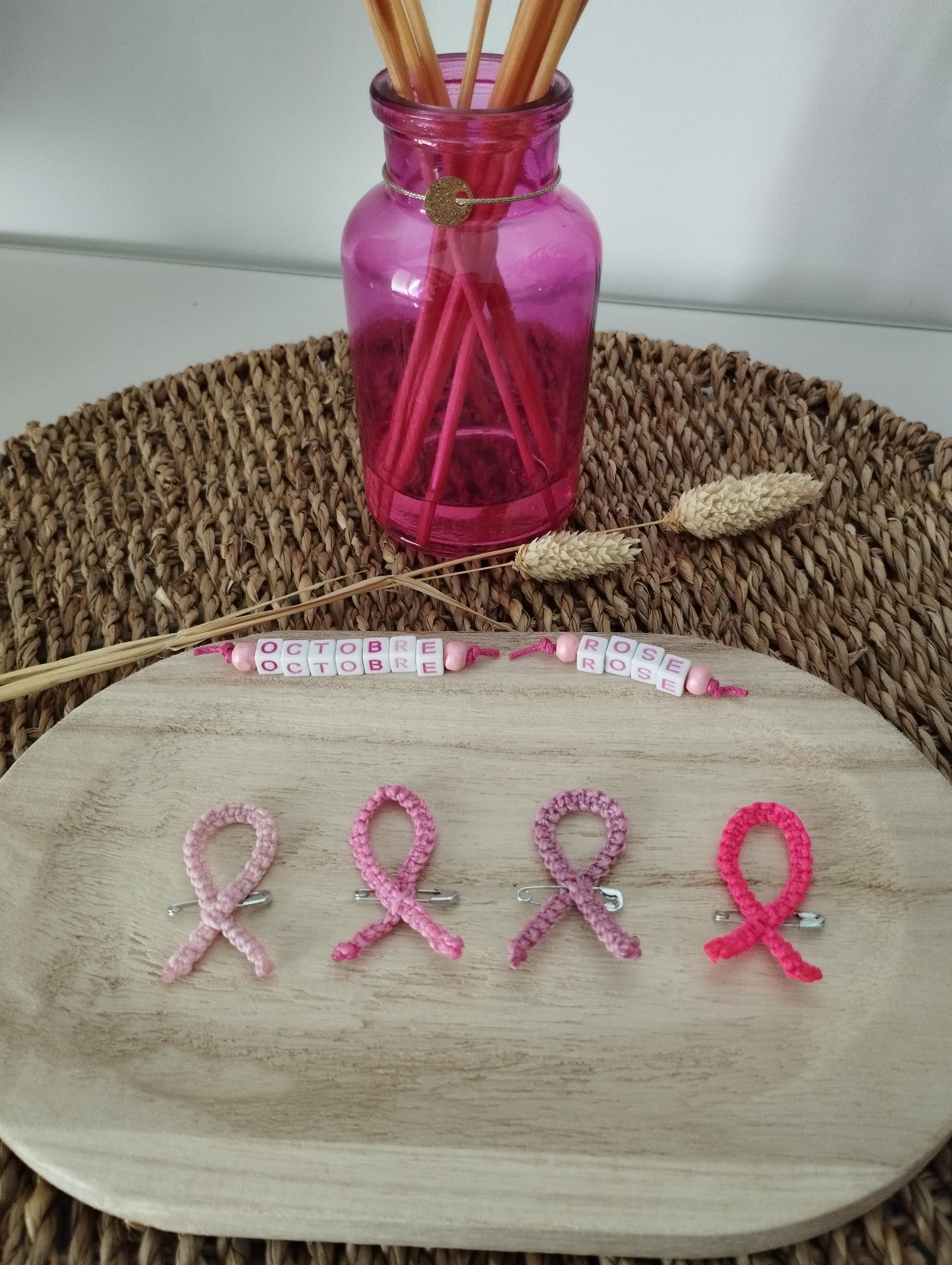 Lot De 12 Broches Ruban Rose – épingles Sensibilisation Cancer Du Sein – En Métal – Cadeau Symbolique Pour Femmes